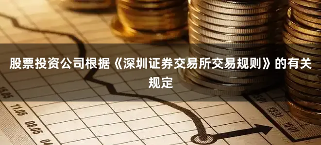 股票投资公司根据《深圳证券交易所交易规则》的有关规定